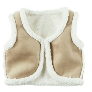 Carter's Sherpa lined faux suede vest